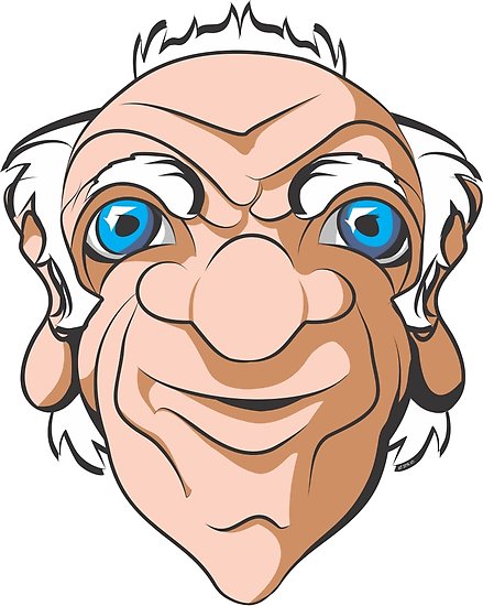 439x550 Old Man's Head Posters