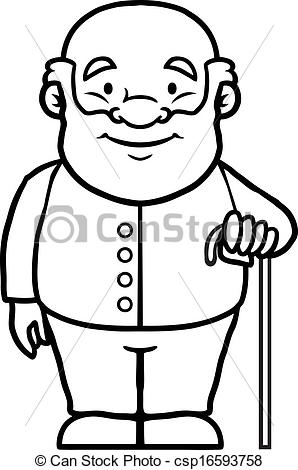 298x470 Elderly Man Face Clipart Collection
