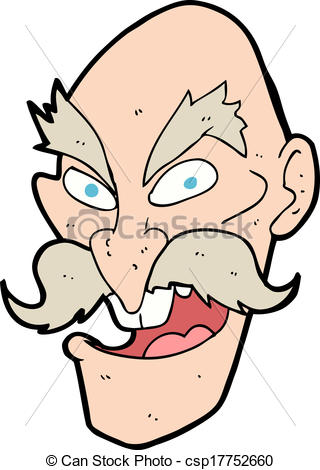 320x470 Cartoon Evil Old Man Face