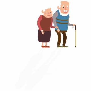 320x320 Hd Winter Walking Old Man