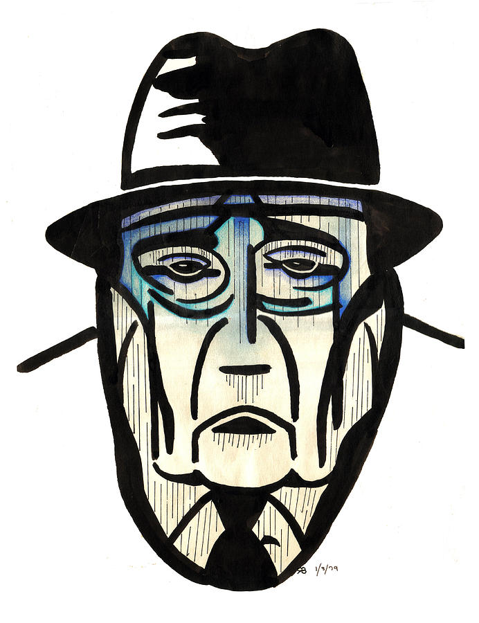 692x900 Old Man Winter Mixed Media