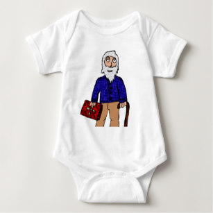 307x307 Funny Old Man Baby Clothes Shoes Zazzle