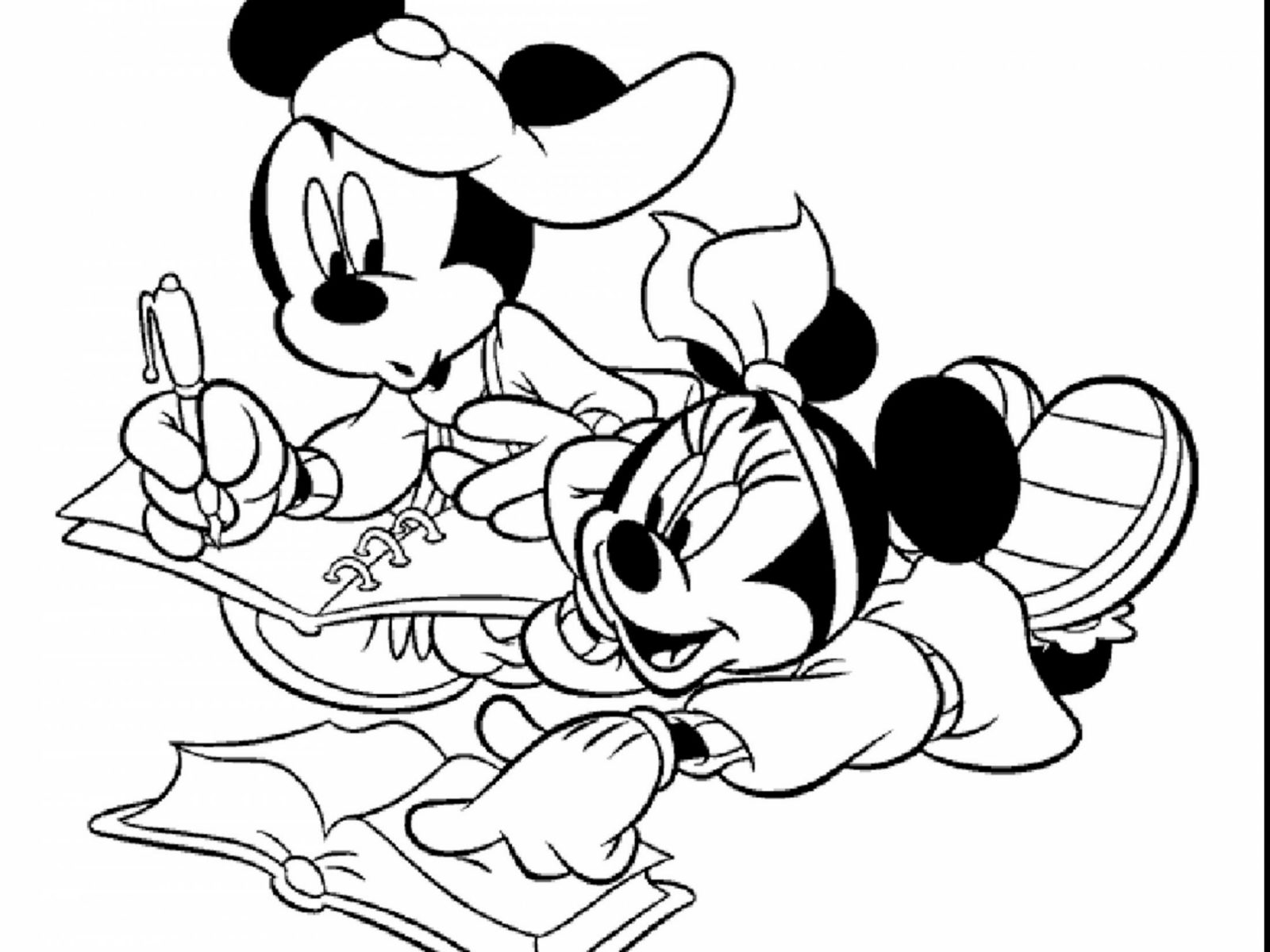 1600x1200 literarywondrous mickey minnie coloring pages mouse and online