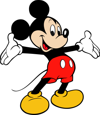 344x395 Animate Drawing Mickey Mouse Transparent Png Clipart Free
