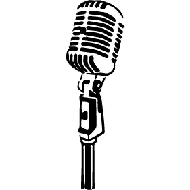 Old Microphone Drawing