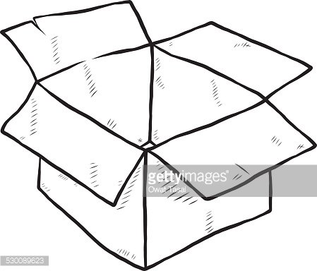 449x384 Old Paper Box Premium Clipart