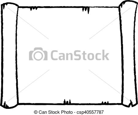 450x375 Old Scroll Drawing