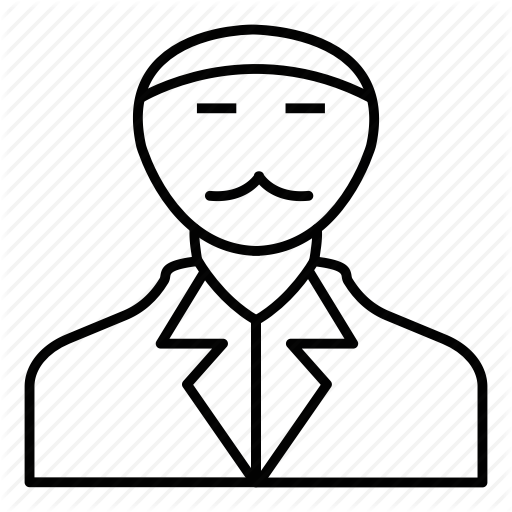 512x512 Grandfather, Male, Old, Oldpeople, Pensioner, Person, Shopkeeper Icon