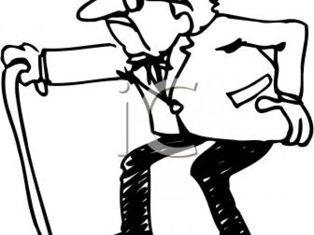 640x480 Old Person Clipart