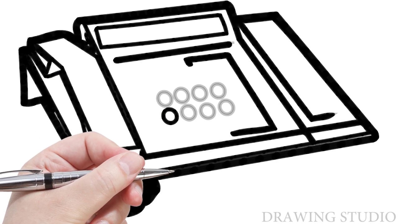 1280x720 How To Draw An Old Phone Step