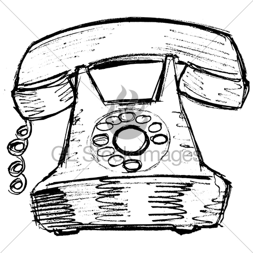 500x500 Old Phone Gl Stock Images