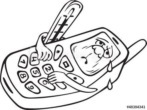 500x377 Old Mobile Phone Model Is Broken