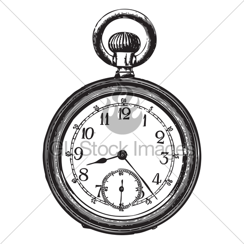 500x500 Old Pocket Watch Gl Stock Images