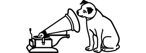 468x172 Hmv Logo Origin Story A Painter, A Dog, A Dead Guy And A Record