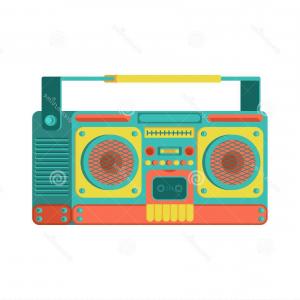 300x300 Boombox Drawing Retro Sketch Vector Shopatcloth