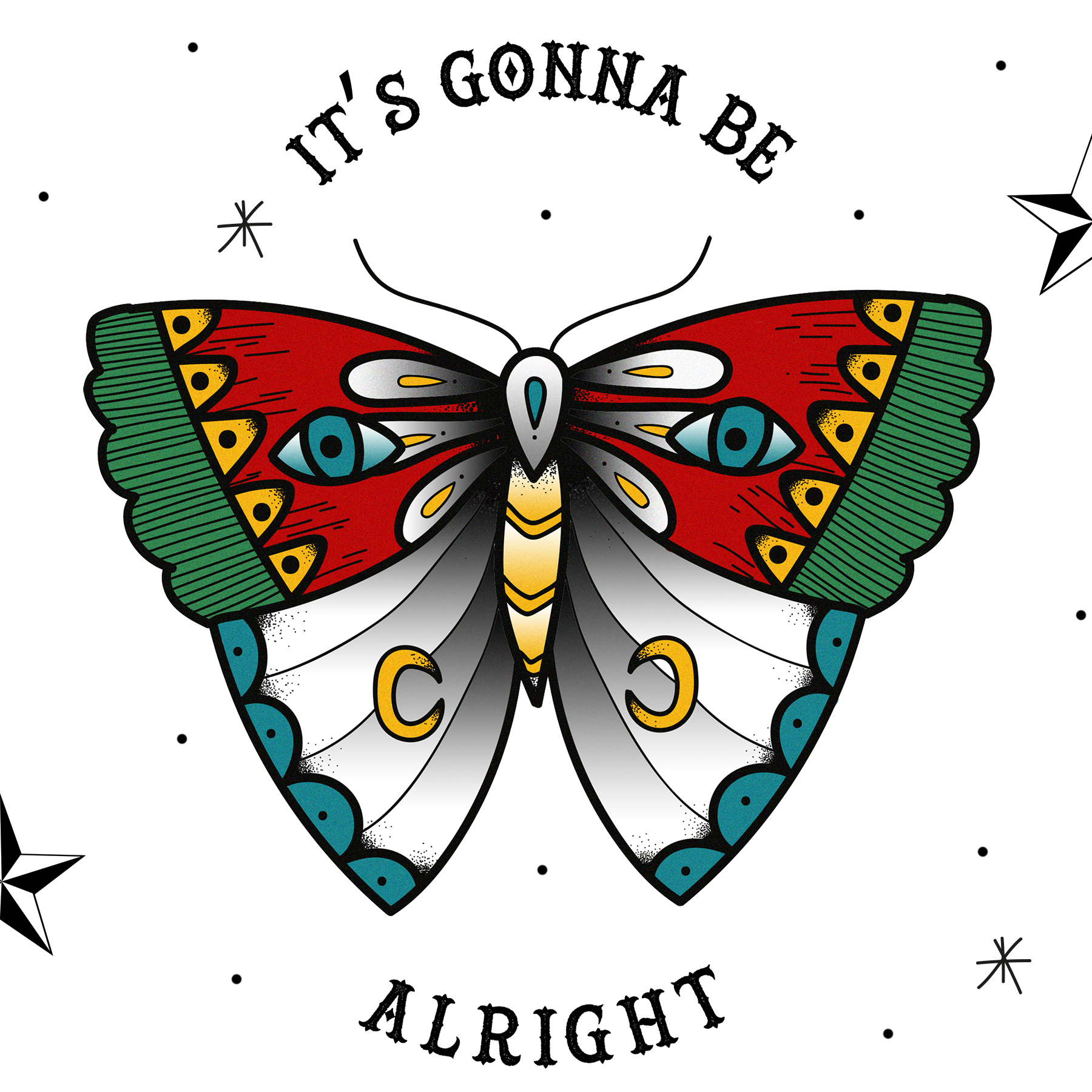 1800x1800 Old School Drawing