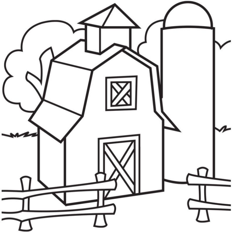 792x792 old barn coloring pages coloring pages barn coloring