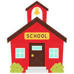 150x150 Old School House Clipart Drawing