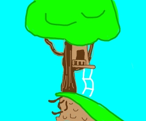 300x250 Old School Tree House