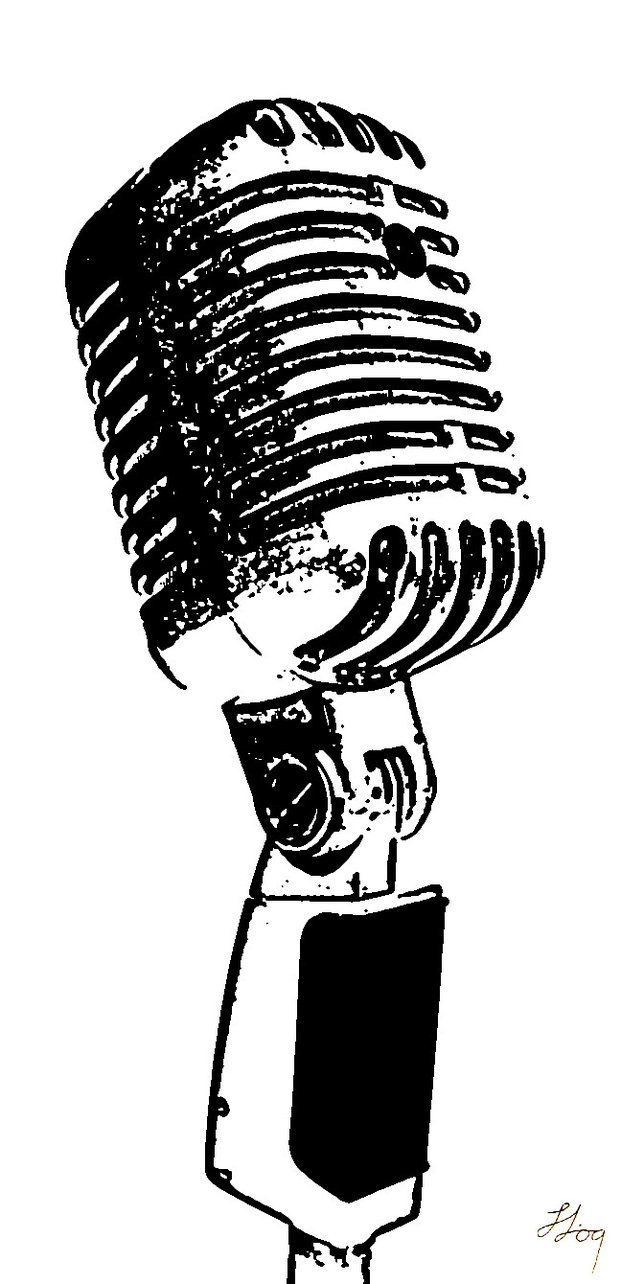 621x1284 Cartoon Drawings For Tattoos Of Microphones Ideas And Designs