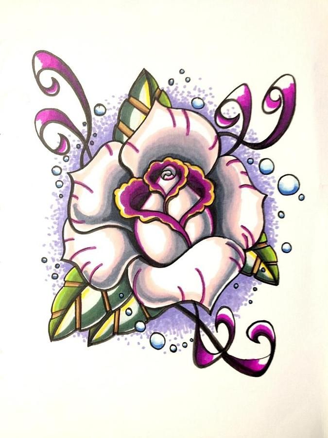 675x900 New School Tattoo Designs