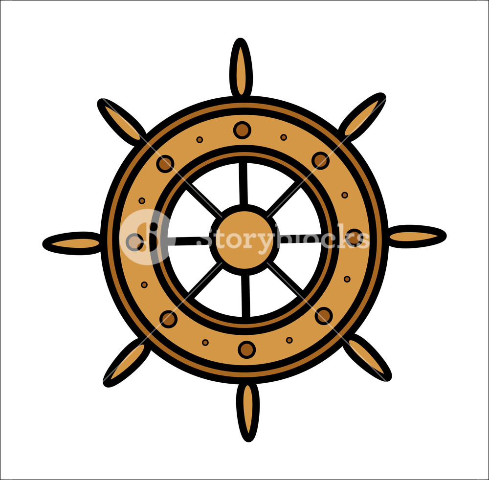 1000x982 Old Ship Wheel