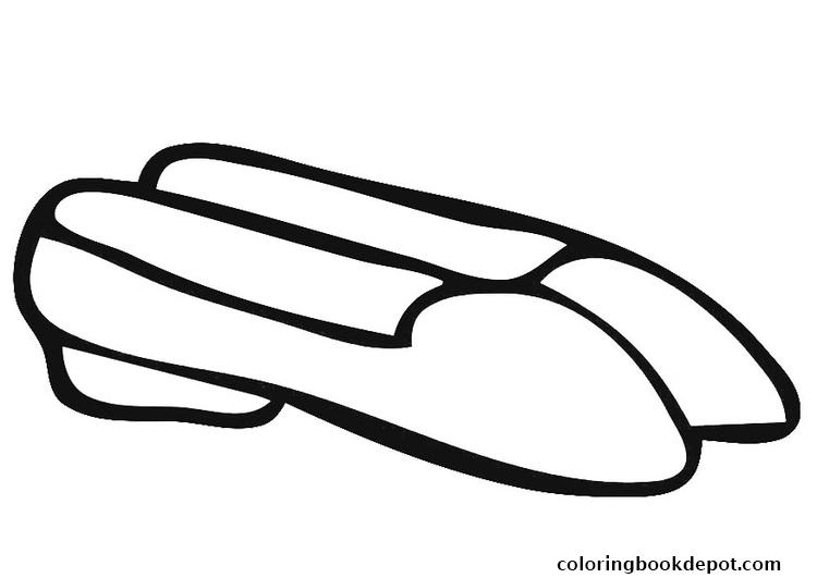 750x531 Old Princess Shoes Coloring Pages