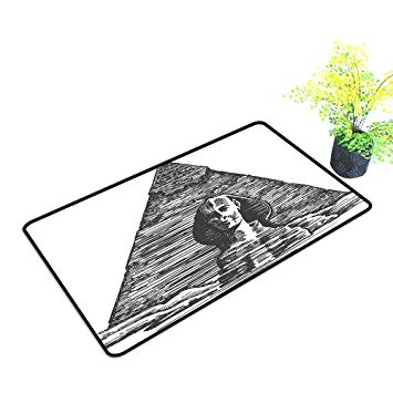 355x355 Gmnalahome Large Door Mats Shoes Scraper Sketch Style