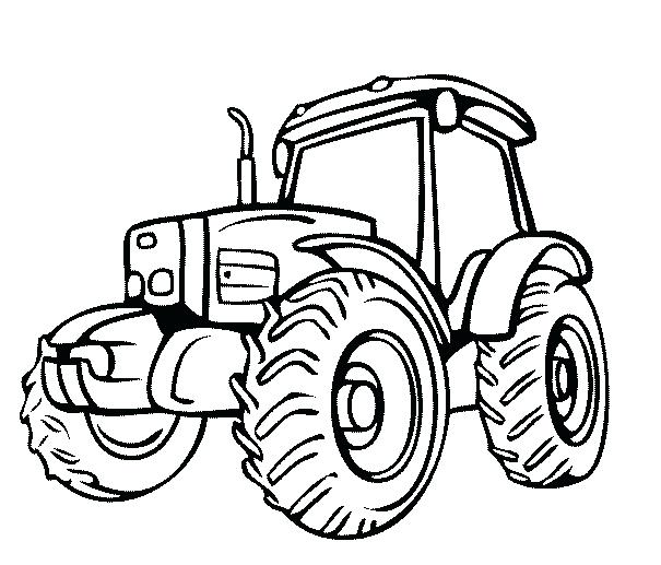 605x517 John Tractor Coloring Pages To Deere