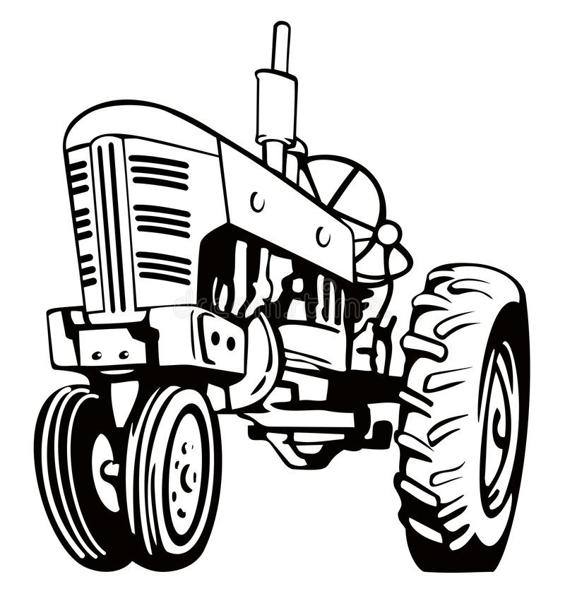 800x844 Old Tractor Clipart