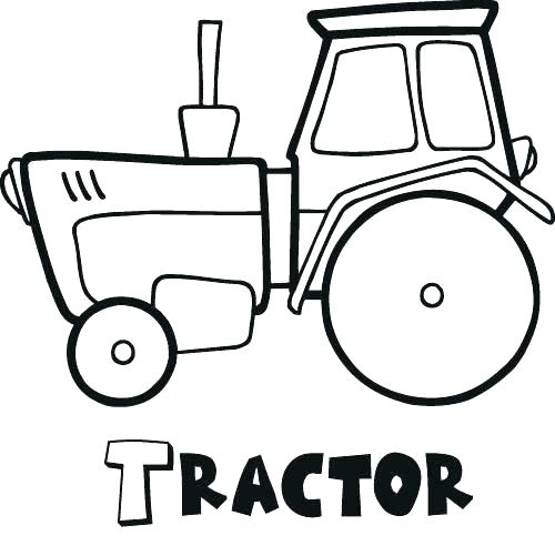 500x492 Tractor Coloring Sheets Printable Pages
