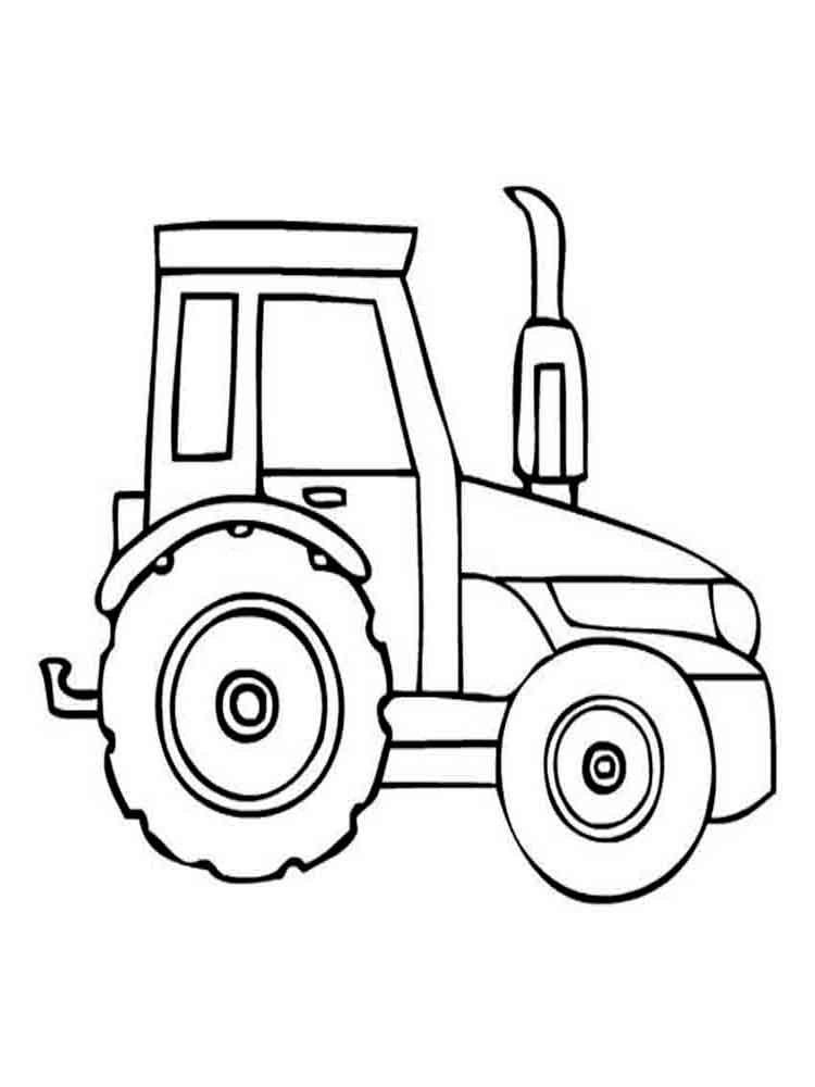 750x1000 Tractor Drawing Free Download