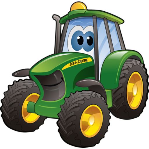 512x512 Tractor Cartoon