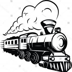 300x300 Old Fashion Steam Train Locomotive Engine Shopatcloth