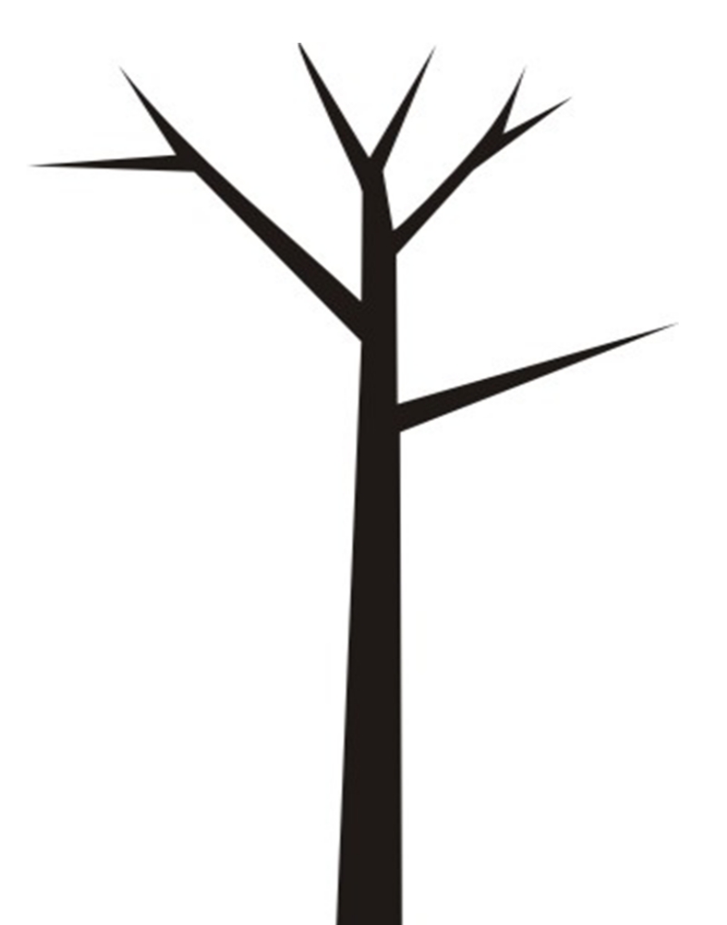 800x1017 barren clipart old tree