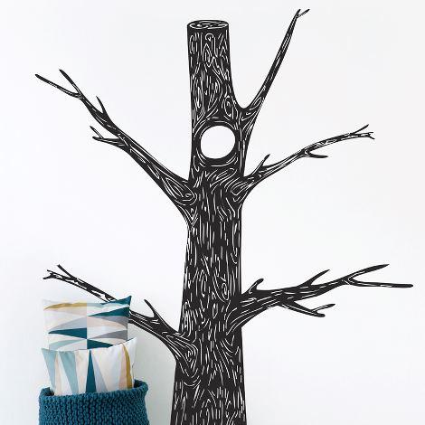 470x470 Black Old Tree Wallsticker