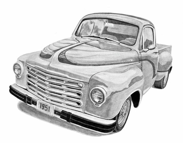 600x471 Old Truck Drawings
