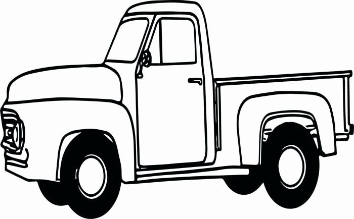700x434 Old Trucks Coloring Pages Best Of Pickup Truck Coloring Pages