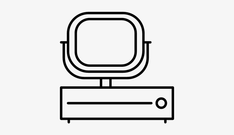 820x473 Old Tv Vector Image