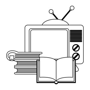 300x300 Tv Stack Royalty Free Vectors