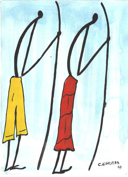 432x600 Old Village Paintings