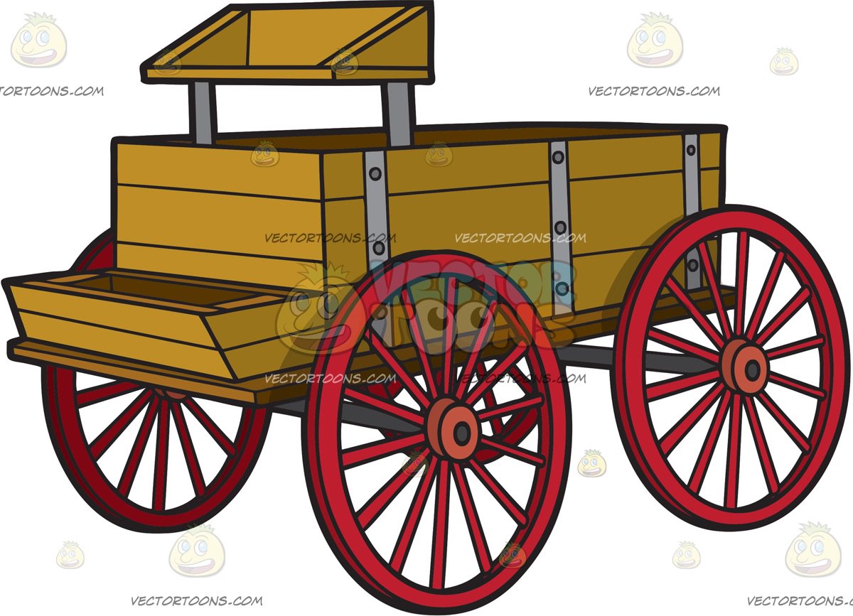 1200x867 Old Wagon Clipart
