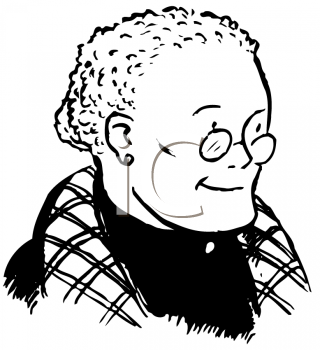 320x350 Old Woman Png Black And White Transparent Old Woman Black