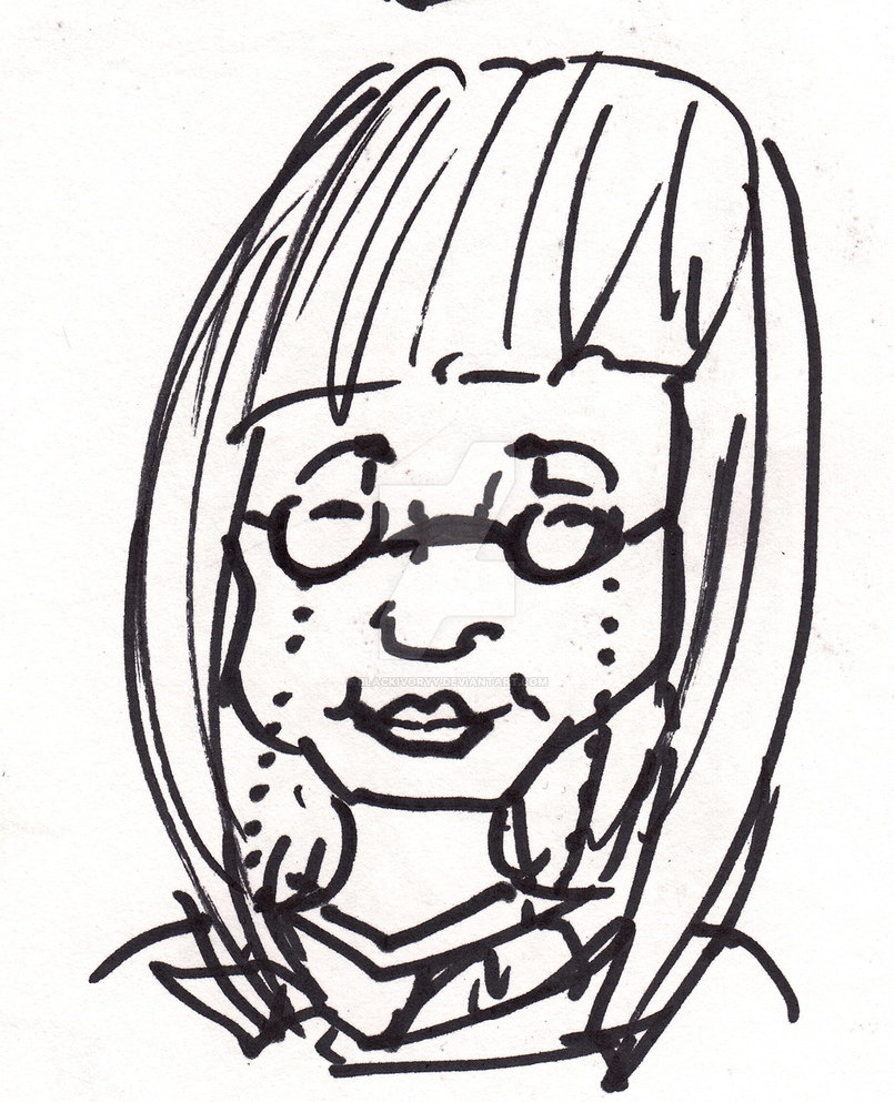 805x993 old woman sharpie sketch