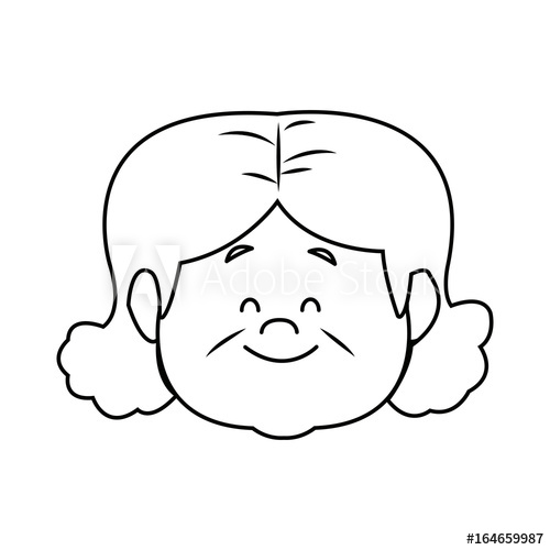 500x500 Portrait Of Lovely Grandmother Old Woman Happy