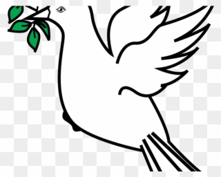 320x256 Dove With Olive Branch Clipart