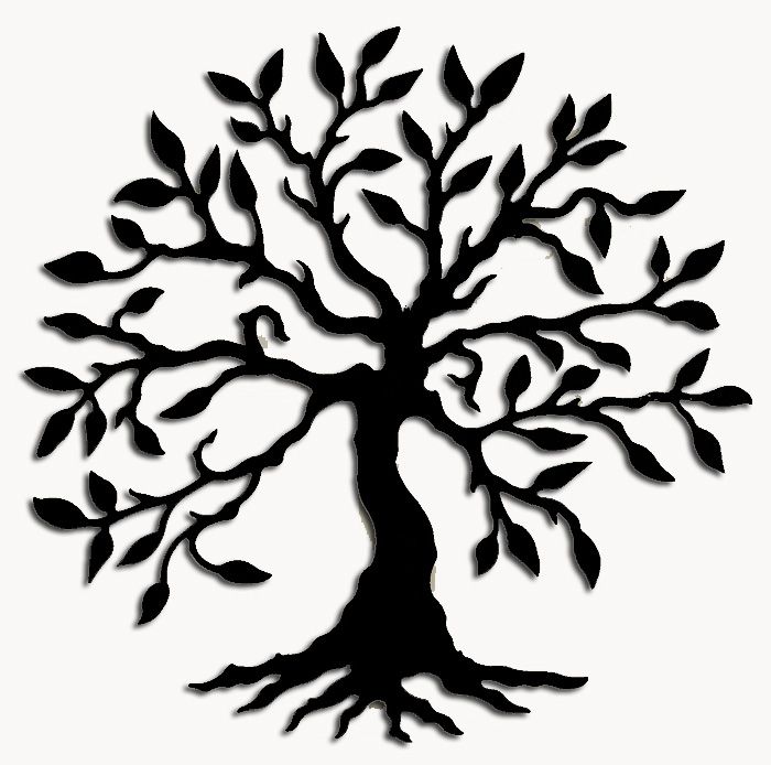 700x694 Olive Leaf Silhouette