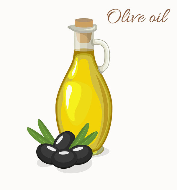 600x641 Glass Bottle Jug Of Olive Oil Art Print