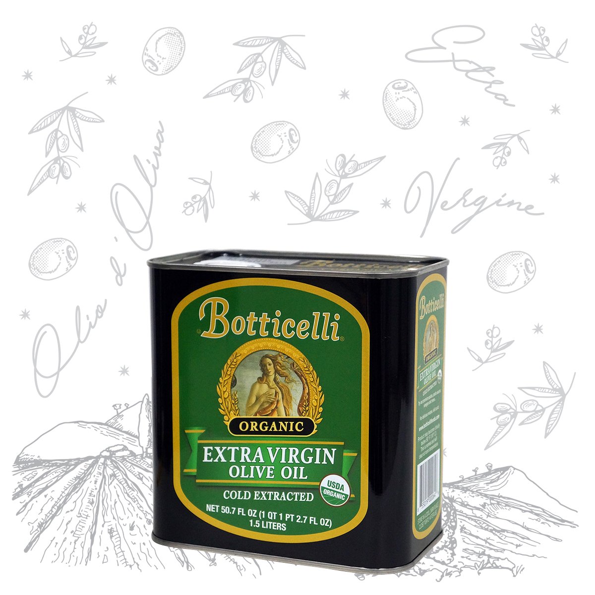1200x1200 Botticelli Organic Extra Virgin Olive Oil Botticelli Foods