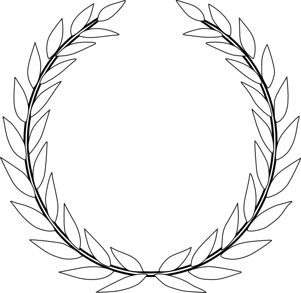 600x585 Laurels Vector Outline Huge Freebie! Download For Powerpoint